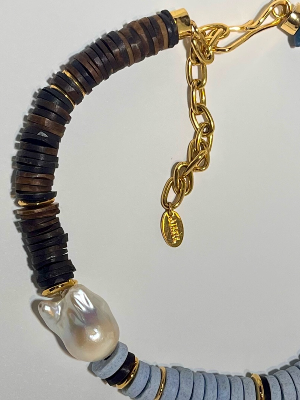LIZZIE FORTUNATO Tavira Beaded Necklace in Multi - Picture 2 of 4
